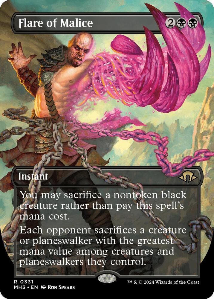 Flare of Malice (Borderless) [Modern Horizons 3] 331