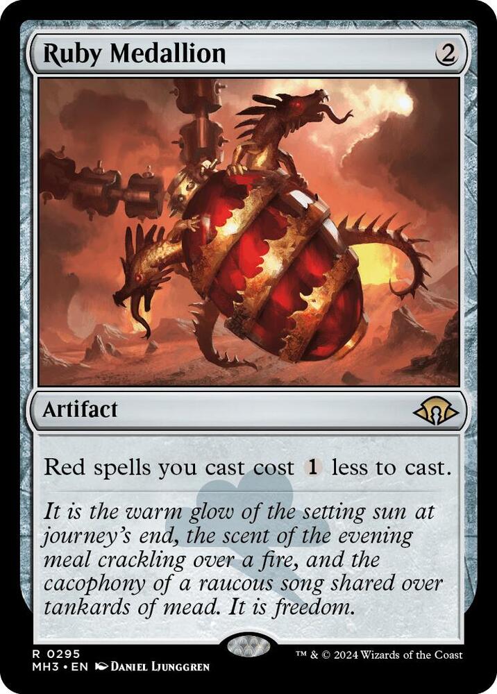 Ruby Medallion [Modern Horizons 3] 295