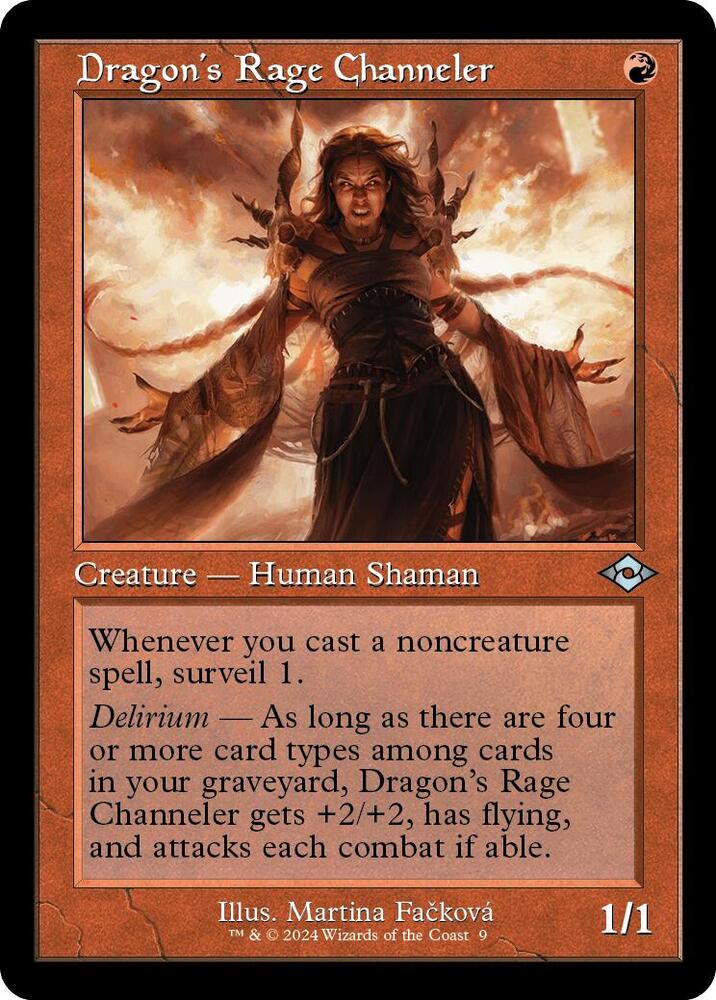 Dragon's Rage Channeler (Retro Frame) [Modern Horizons 2] 9