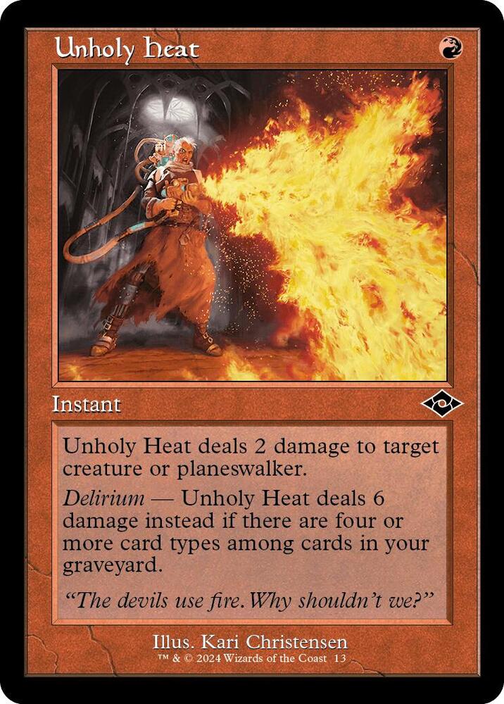 Unholy Heat (Retro Frame) [Modern Horizons 2] 13