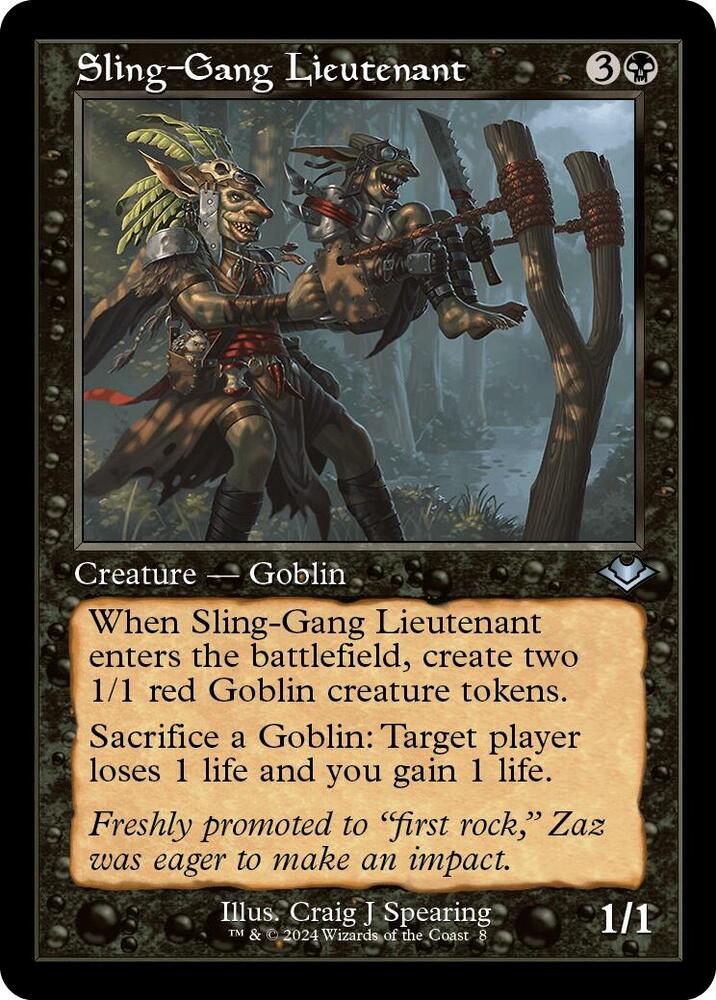 Sling-Gang Lieutenant (Retro Frame) [Modern Horizons] 8