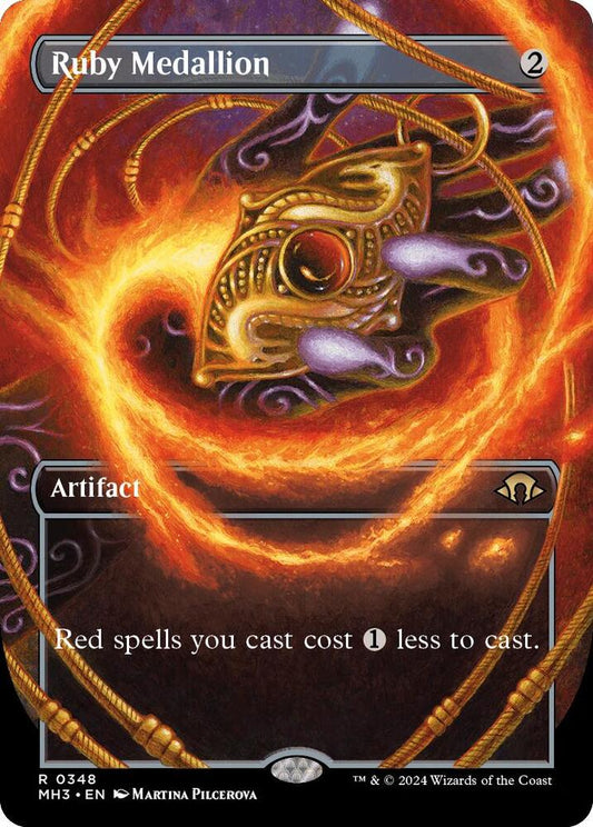 Ruby Medallion (Borderless) [Modern Horizons 3] 348