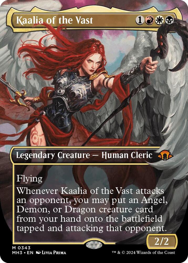 Kaalia of the Vast (0343) (Borderless) [Modern Horizons 3] 343