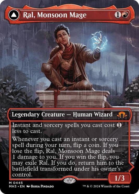 Ral, Monsoon Mage (Borderless) [Modern Horizons 3] 445