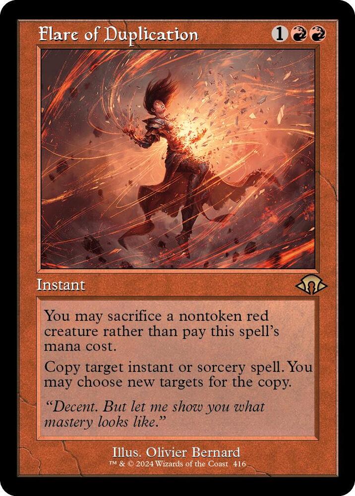 Flare of Duplication (Retro Frame) [Modern Horizons 3] 416