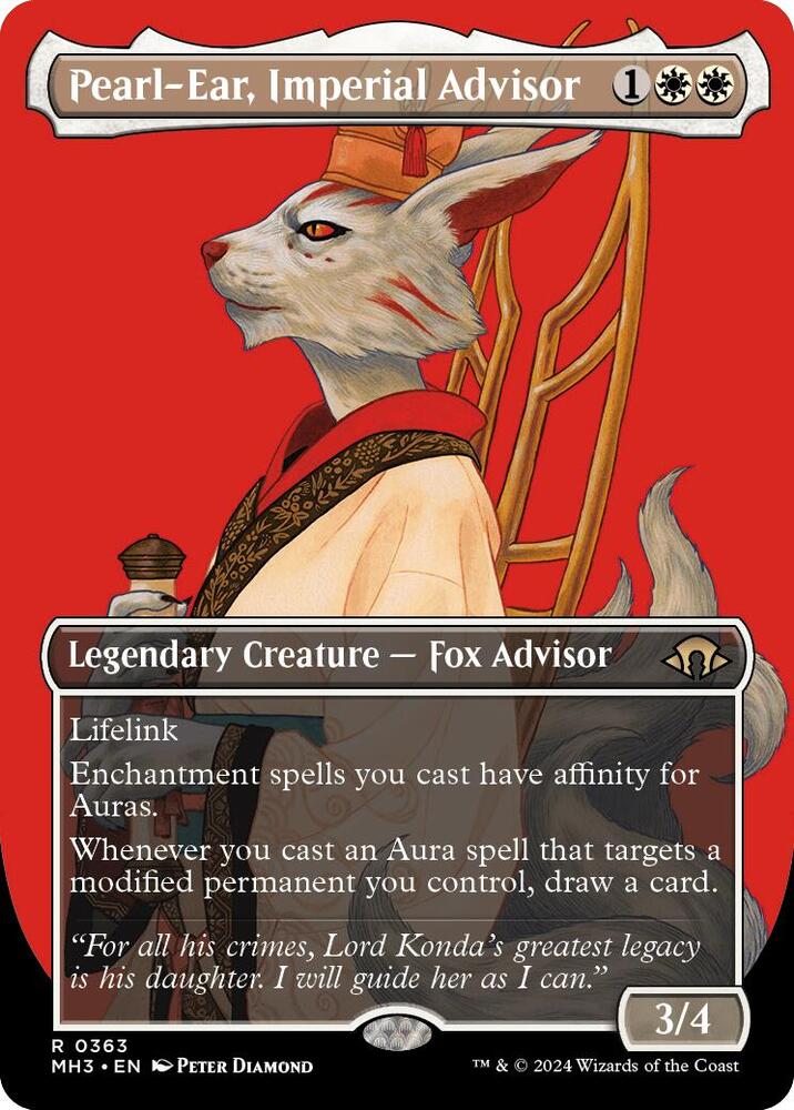 Pearl-Ear, Imperial Advisor (Borderless) [Modern Horizons 3] 363