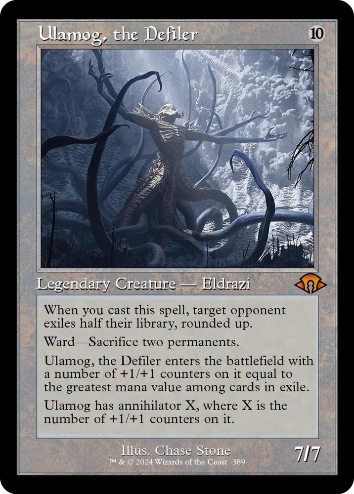 Ulamog, the Defiler (Retro Frame) [Modern Horizons 3] 389