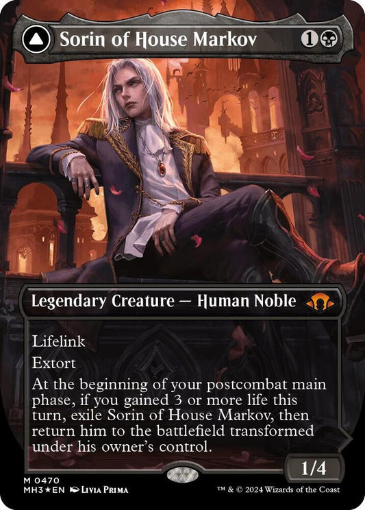 Sorin of House Markov (Borderless) (Textured Foil) [Modern Horizons 3] 470