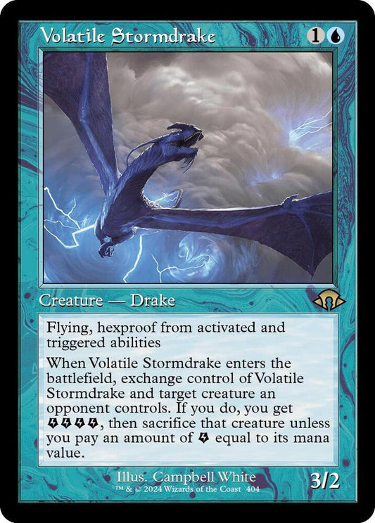 Volatile Stormdrake (Retro Frame) [Modern Horizons 3] 404
