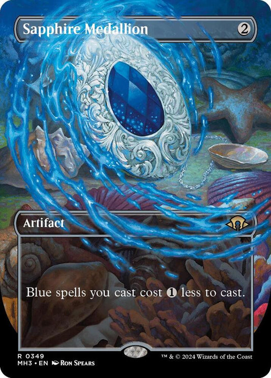 Sapphire Medallion (Borderless) [Modern Horizons 3] 349