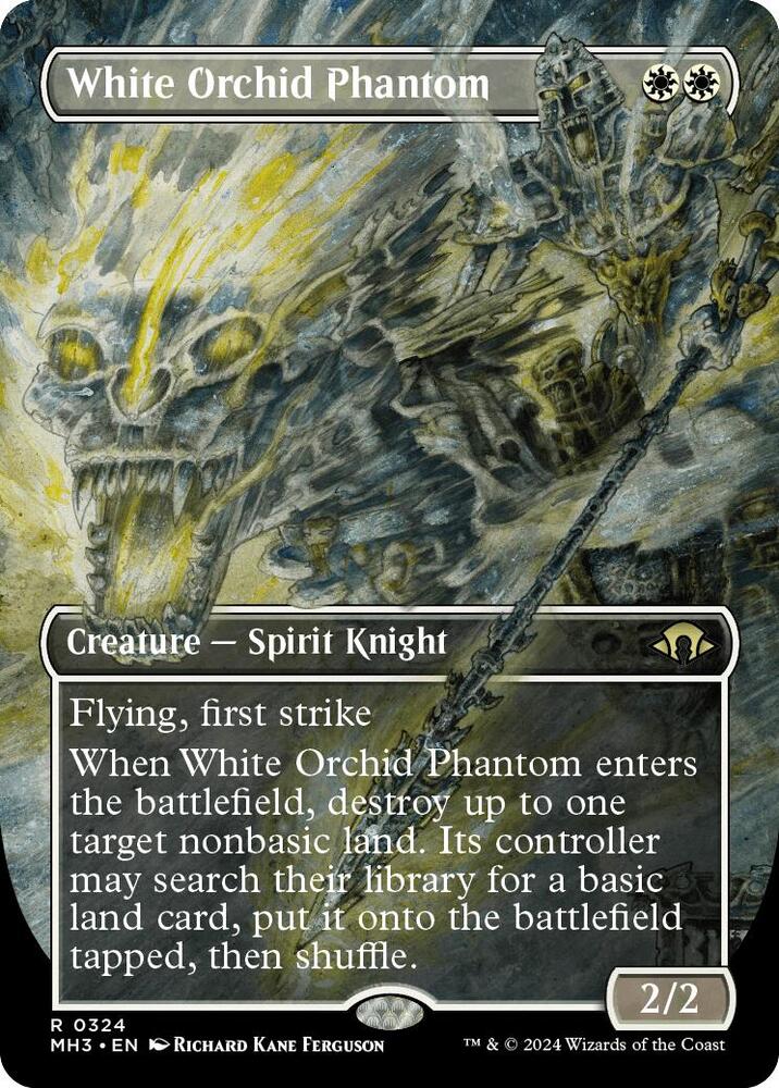White Orchid Phantom (Borderless) [Modern Horizons 3] 324