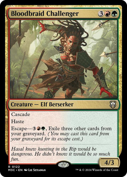 Bloodbraid Challenger [Commander: Modern Horizons 3] 122