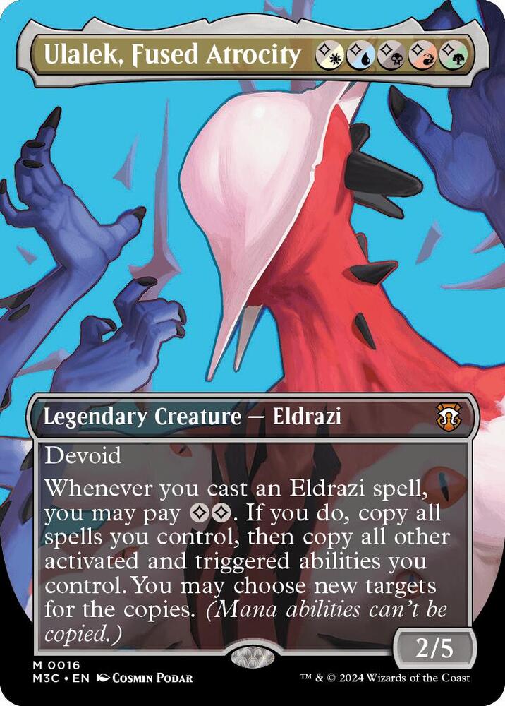 Ulalek, Fused Atrocity (Borderless) [Commander: Modern Horizons 3] 16