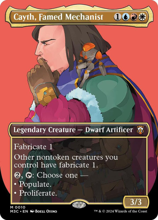 Cayth, Famed Mechanist (Borderless) [Commander: Modern Horizons 3] 10