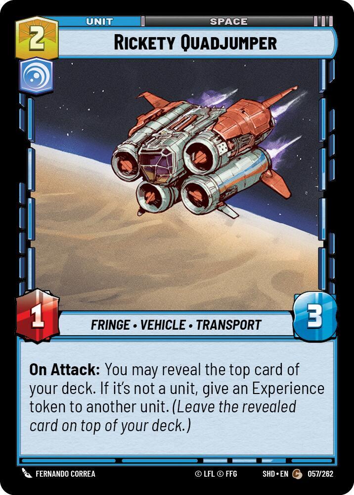 Rickety Quadjumper [Shadows of the Galaxy] 057/262