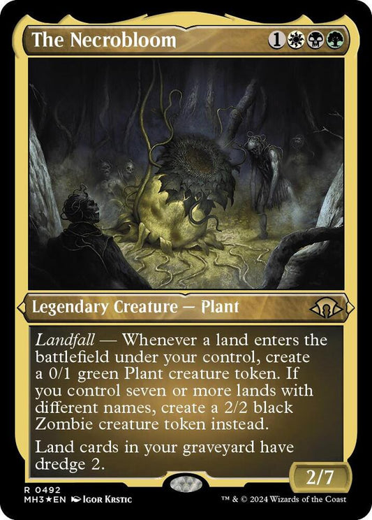 The Necrobloom (Foil Etched) [Modern Horizons 3] 492