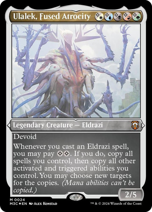 Ulalek, Fused Atrocity (Foil Etched) [Commander: Modern Horizons 3] 24