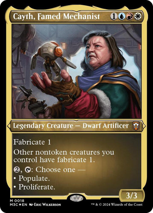 Cayth, Famed Mechanist (Foil Etched) [Commander: Modern Horizons 3] 18