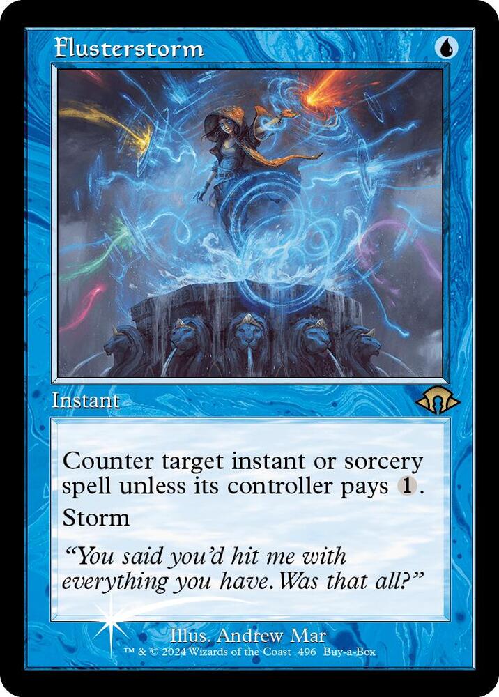 Flusterstorm (Retro Frame) [Buy-A-Box Promos] 496