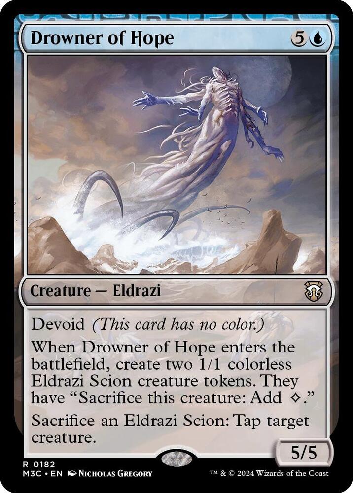 Drowner of Hope (Ripple Foil) [Commander: Modern Horizons 3] 182