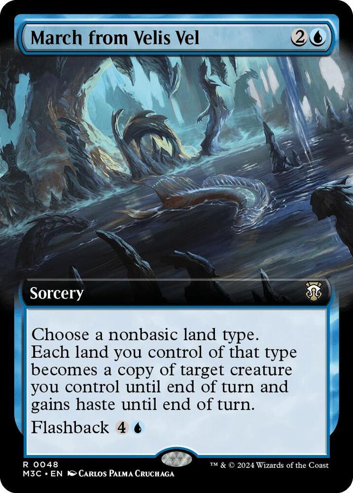 March from Velis Vel (Extended Art) (Ripple Foil) [Commander: Modern Horizons 3] 48