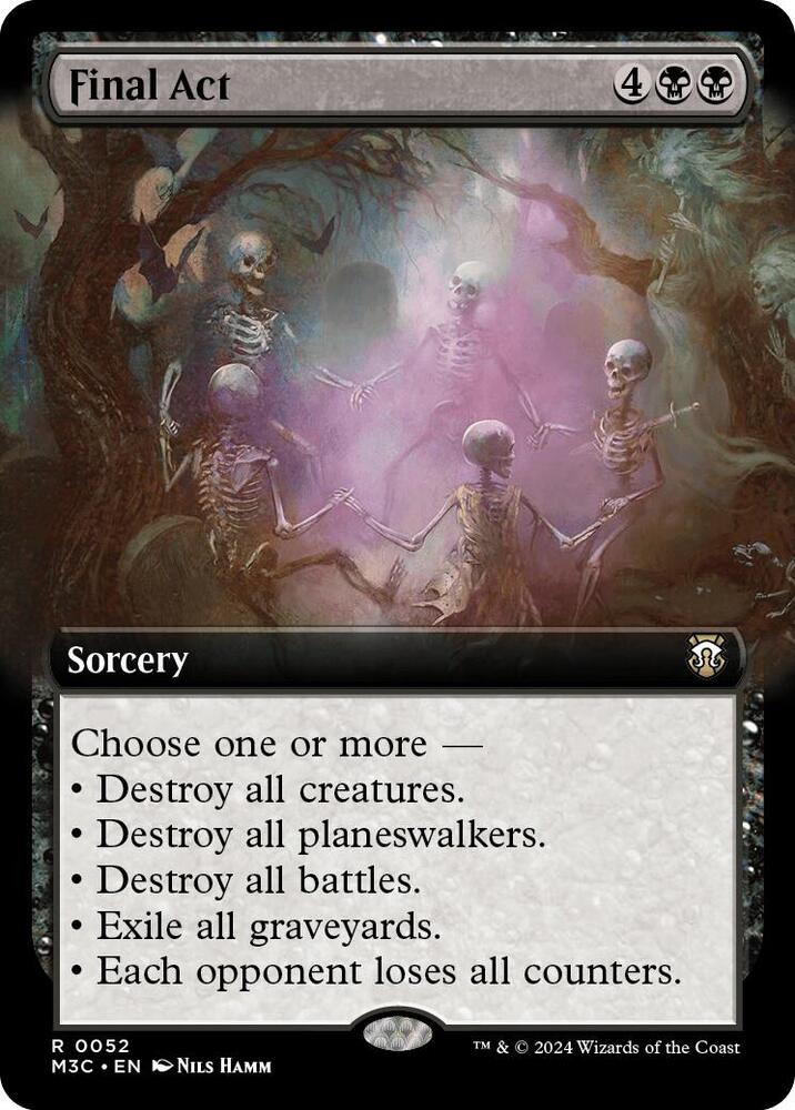 Final Act (Extended Art) (Ripple Foil) [Commander: Modern Horizons 3] 52