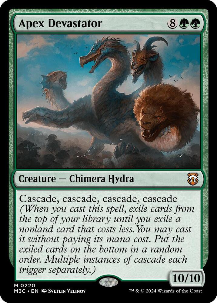 Apex Devastator (Ripple Foil) [Commander: Modern Horizons 3] 220