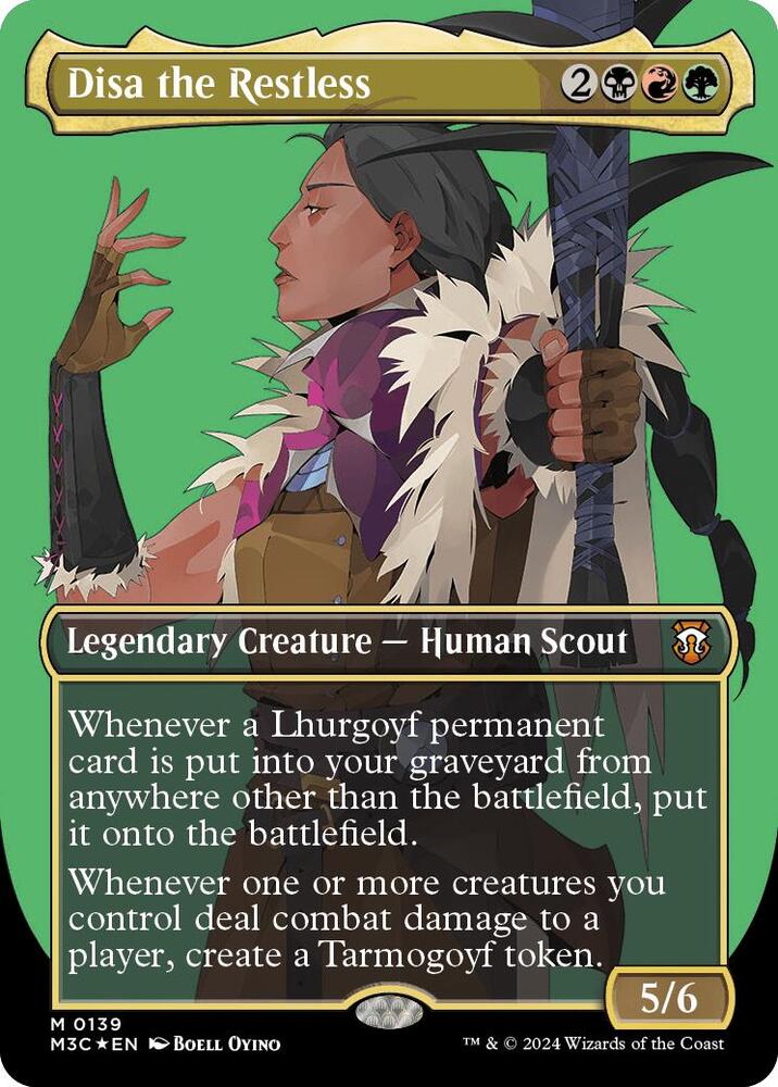 Disa the Restless (Borderless) (Ripple Foil) [Commander: Modern Horizons 3] 139