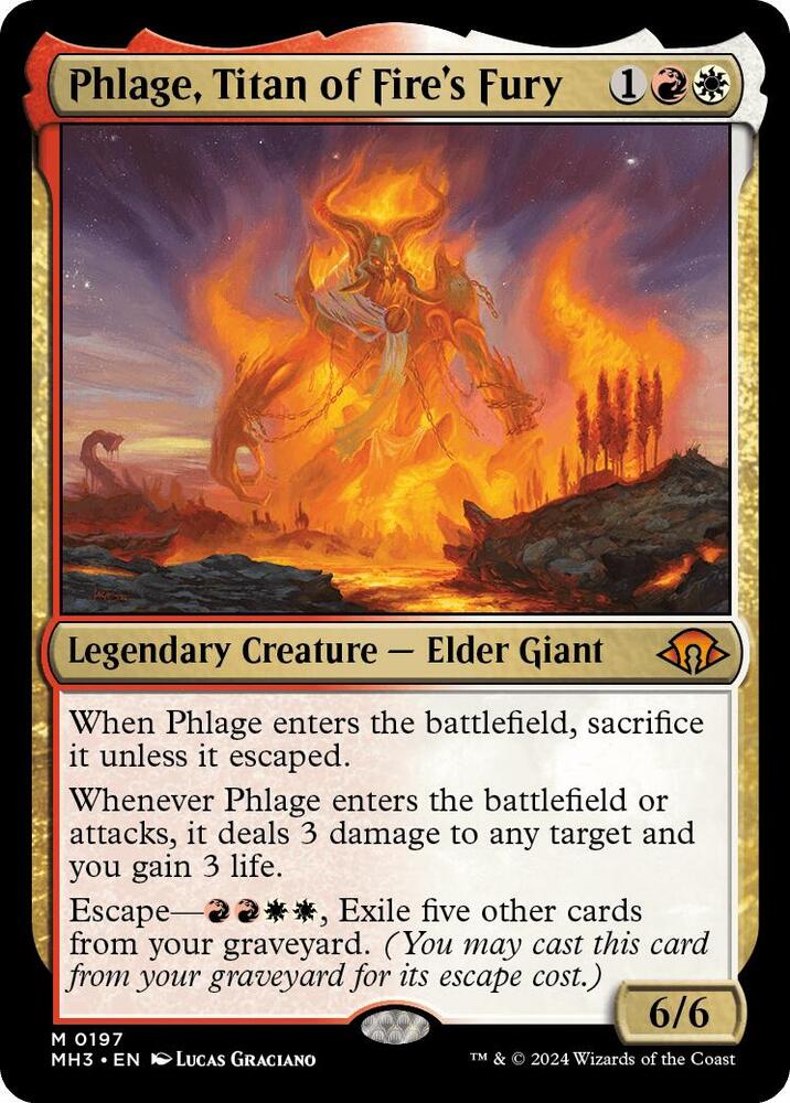 Phlage, Titan of Fire's Fury [Modern Horizons 3] 197
