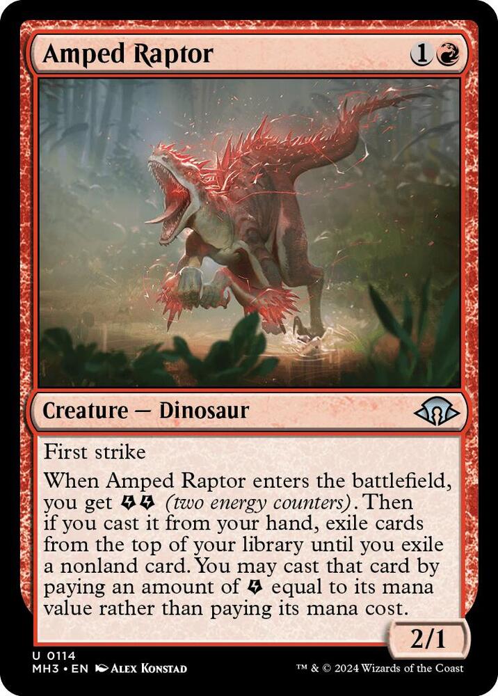 Amped Raptor [Modern Horizons 3] 114