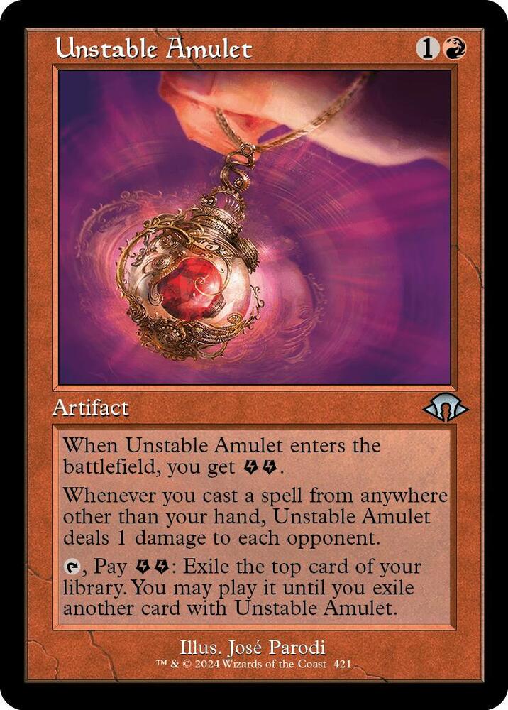 Unstable Amulet (Retro Frame) [Modern Horizons 3] 421
