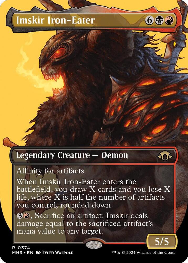 Imskir Iron-Eater (Borderless) [Modern Horizons 3] 374