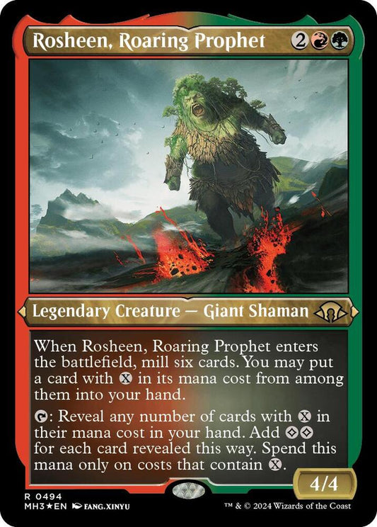 Rosheen, Roaring Prophet (Foil Etched) [Modern Horizons 3] 494