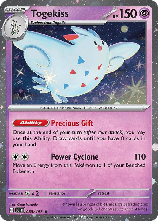 Togekiss - 085/197 (Cosmos Holo) [Blister Exclusives] 085/197