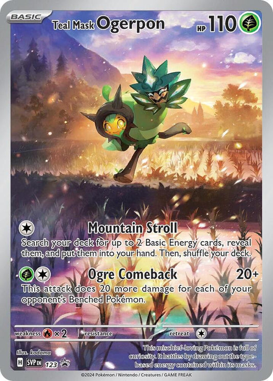 Teal Mask Ogerpon - 123 [SV: Scarlet & Violet Promo Cards] 123