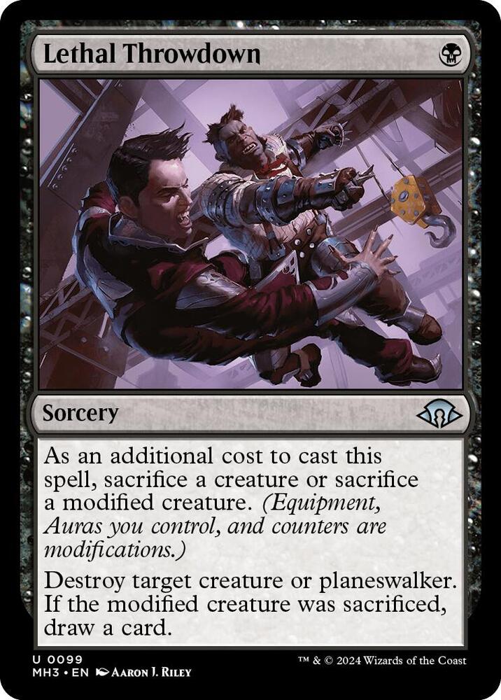 Lethal Throwdown [Modern Horizons 3] 99
