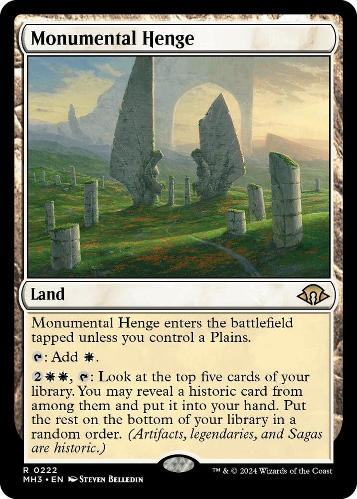 Monumental Henge [Modern Horizons 3] 222