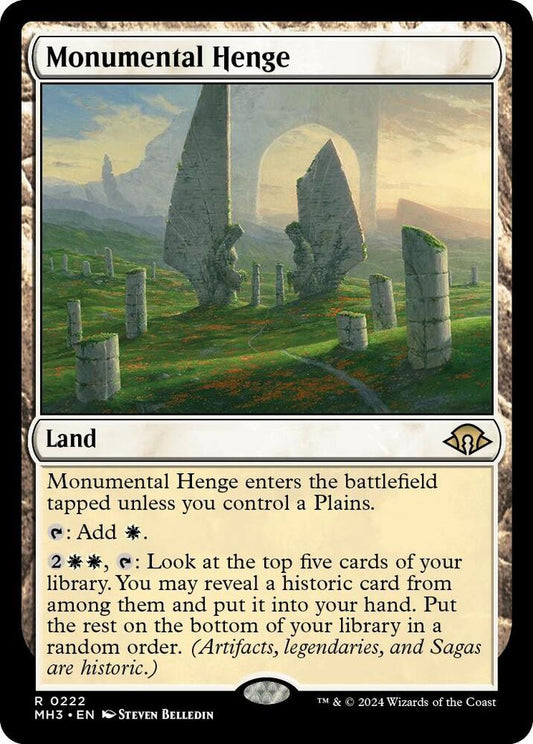 Monumental Henge [Modern Horizons 3] 222
