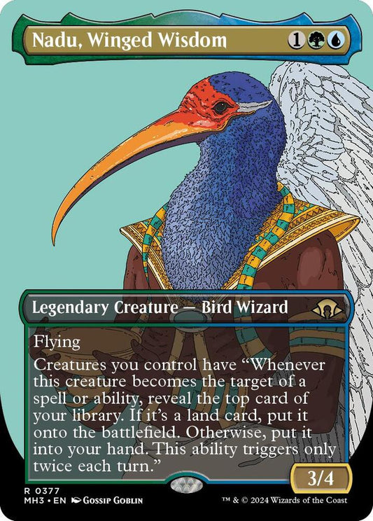 Nadu, Winged Wisdom (Borderless) [Modern Horizons 3] 377