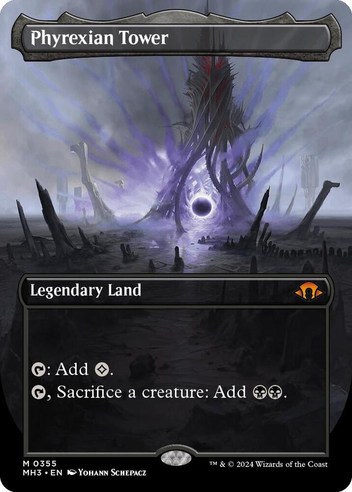 Phyrexian Tower (Borderless) [Modern Horizons 3] 355