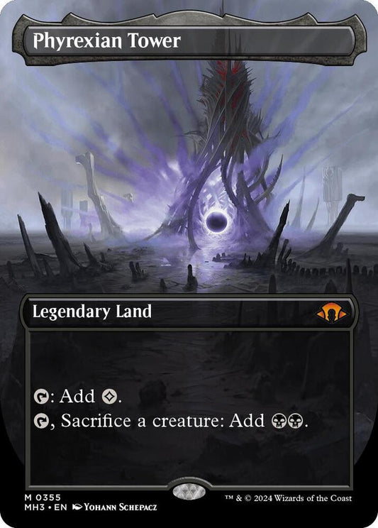 Phyrexian Tower (Borderless) [Modern Horizons 3] 355