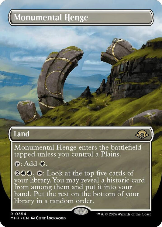 Monumental Henge (Borderless) [Modern Horizons 3] 354