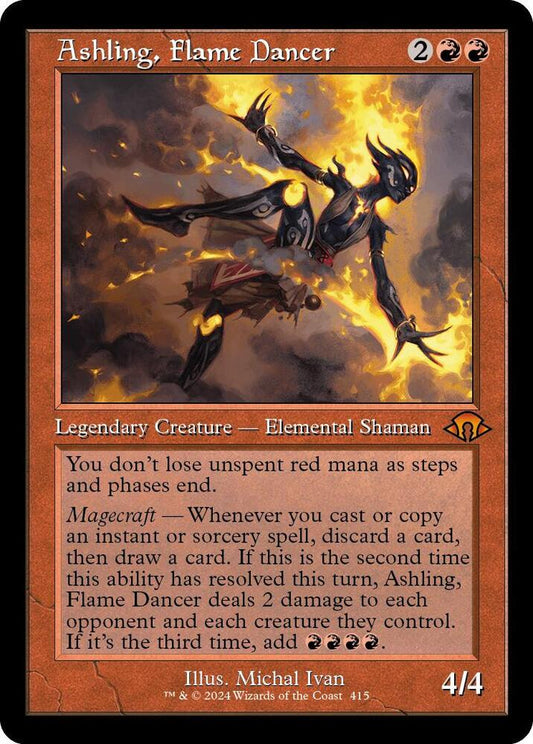 Ashling, Flame Dancer (Retro Frame) [Modern Horizons 3] 415