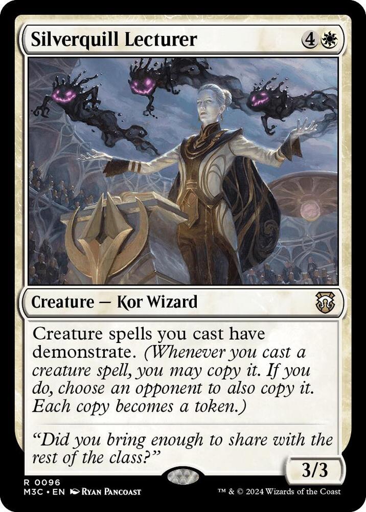 Silverquill Lecturer [Commander: Modern Horizons 3] 96