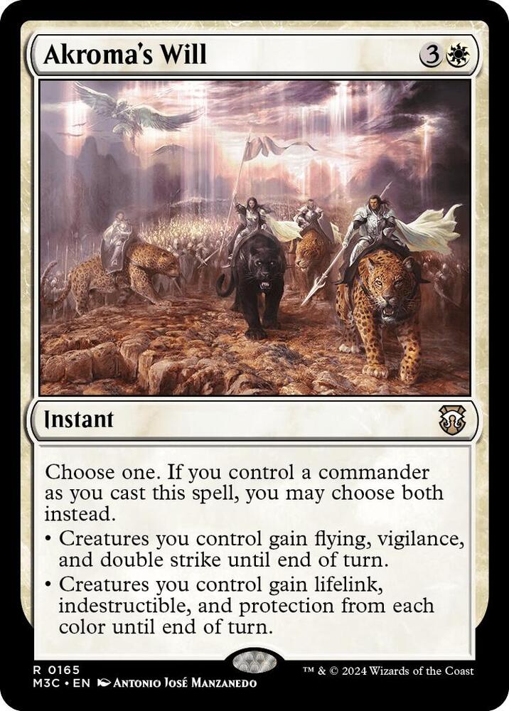 Akroma's Will [Commander: Modern Horizons 3] 165