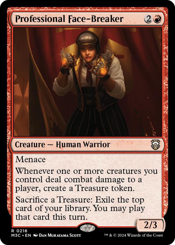 Professional Face-Breaker [Commander: Modern Horizons 3] 216