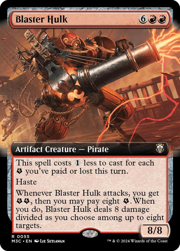Blaster Hulk (Extended Art) [Commander: Modern Horizons 3] 55
