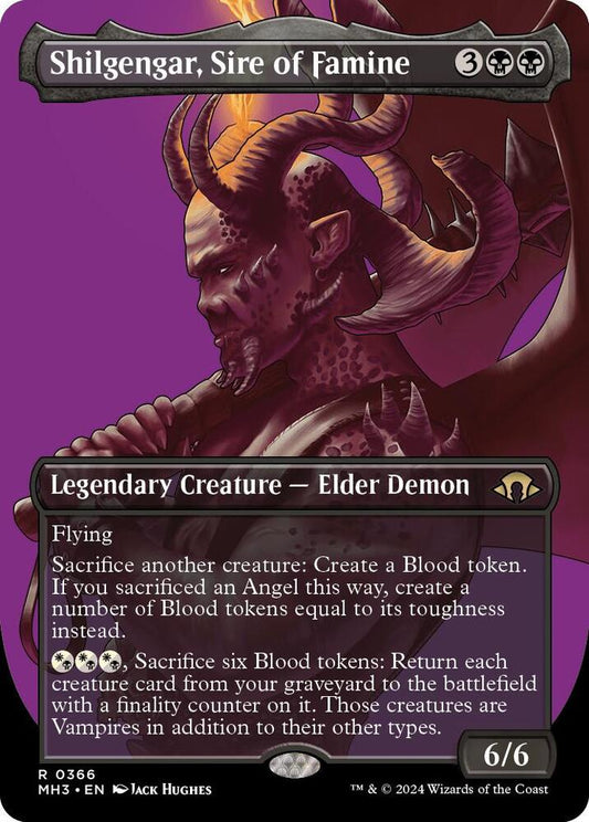 Shilgengar, Sire of Famine (Borderless) [Modern Horizons 3] 366