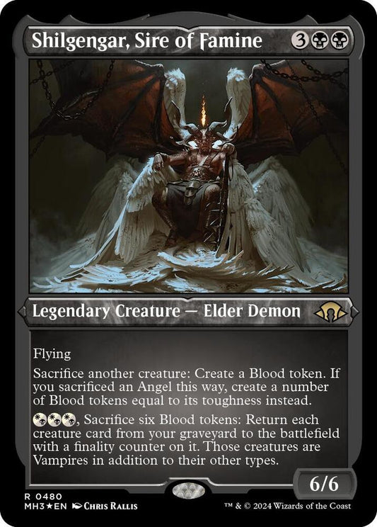 Shilgengar, Sire of Famine (Foil Etched) [Modern Horizons 3] 480