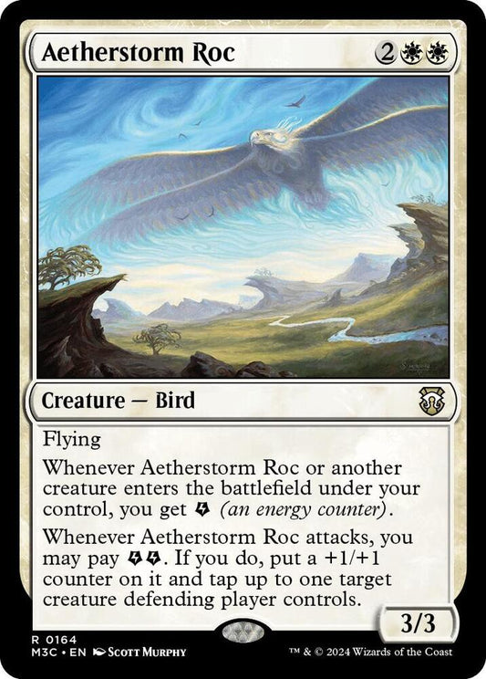 Aetherstorm Roc (Ripple Foil) [Commander: Modern Horizons 3] 164
